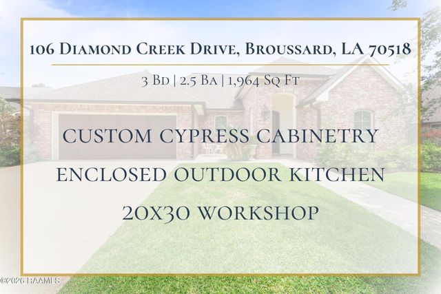 106 Diamond Creek Drive, Broussard, LA 70518