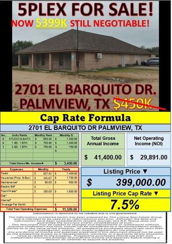 2701 El Barquito Drive, Palmview, TX 78572