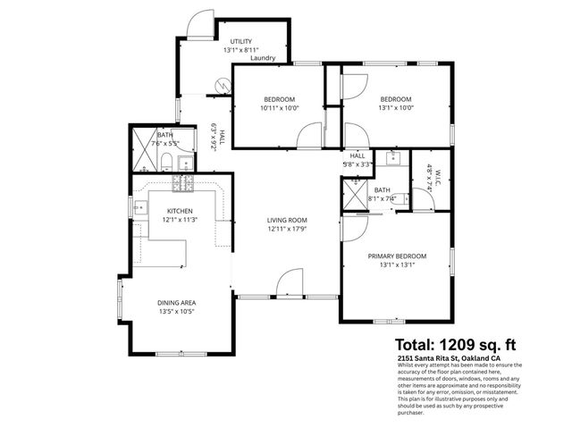 2151 Santa Rita St, Oakland, CA 94601