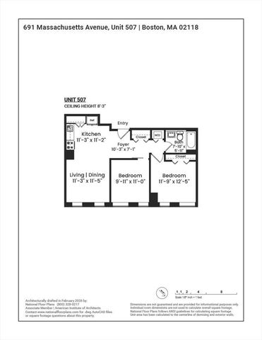 691 Massachusetts Ave 507, Boston, MA 02118