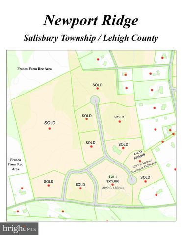 2212 S MELROSE LN, Bethlehem, PA 18015