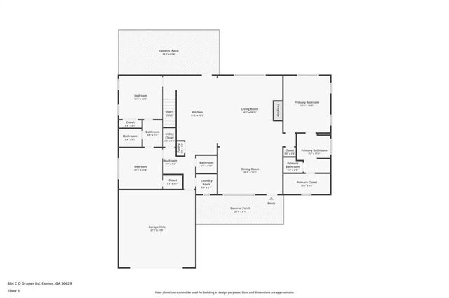 884 C O Draper Road, Comer, GA 30629