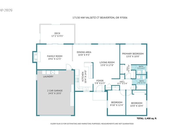 17130 Nw VALSETZ Ct, Beaverton, OR 97006