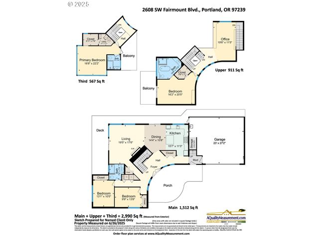 2608 Sw FAIRMOUNT Blvd, Portland, OR 97239