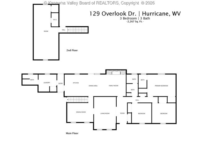 129 Overlook Drive, Hurricane, WV 25526