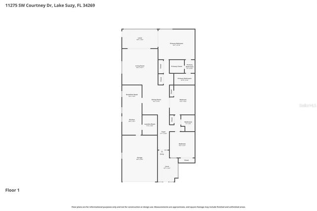 11275 SW COURTNEY DRIVE, Lake Suzy, FL 34269