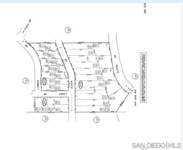 4306 Aldine Dr 1 to 6, 1 to 3 total 9 lots, San Diego, CA 92116
