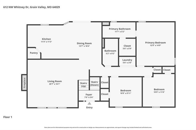 612 NW Whitney Drive, Grain Valley, MO 64029