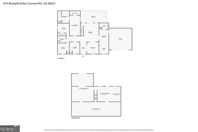 612 Rockyford Road, Carnesville, GA 30521