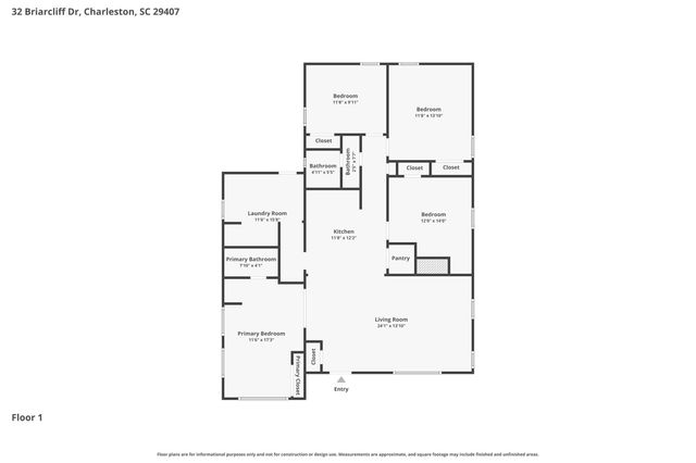 32 Briarcliff Drive, Charleston, SC 29407