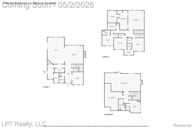 1106 Sheffield Park Lane, Oakland, MI 48363