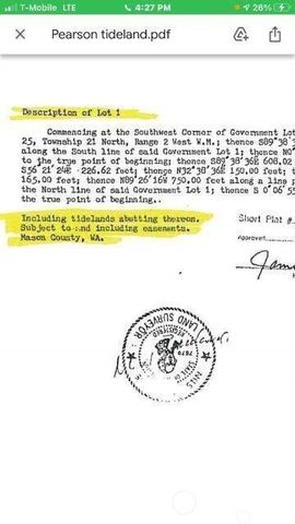 0 TBD E Harstine Heights Lane, Shelton, WA 98584