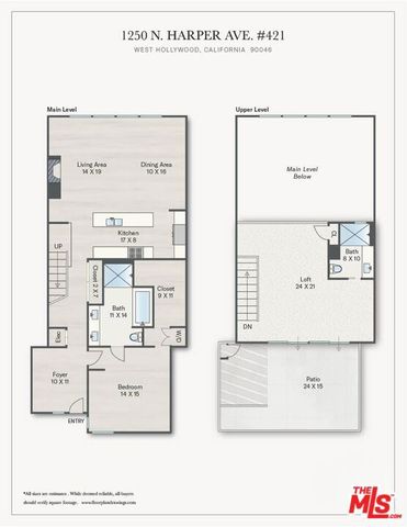 1250 N Harper Avenue PH421, Los Angeles, CA 90046