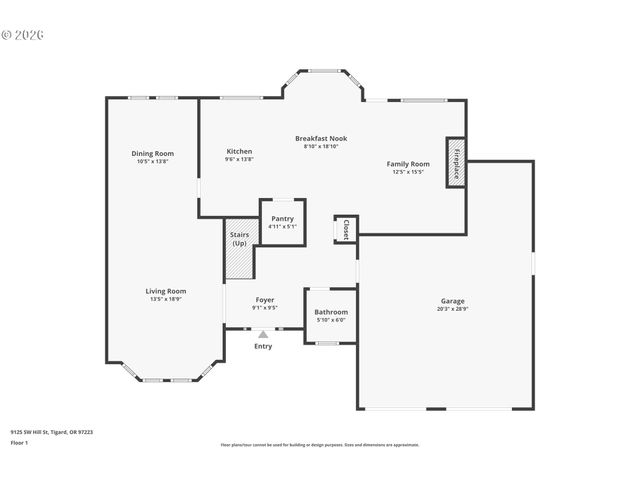 9125 Sw HILL St, Portland, OR 97223