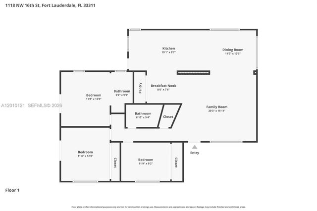 1118 NW 16th St, Fort Lauderdale, FL 33311