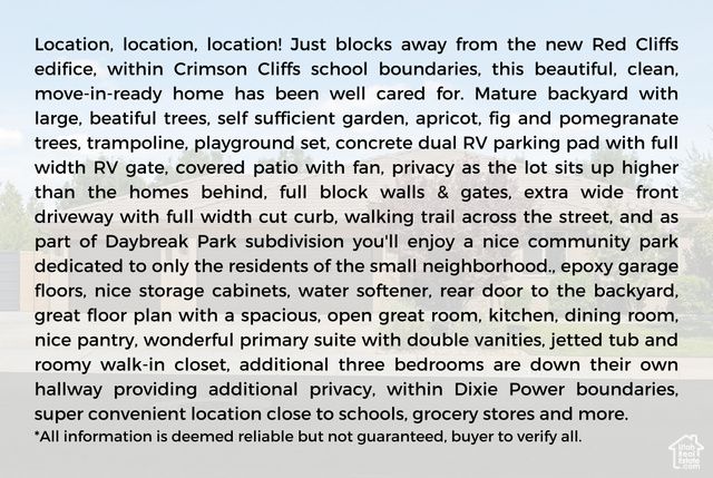 3342 S 240 W, Washington, UT 84780