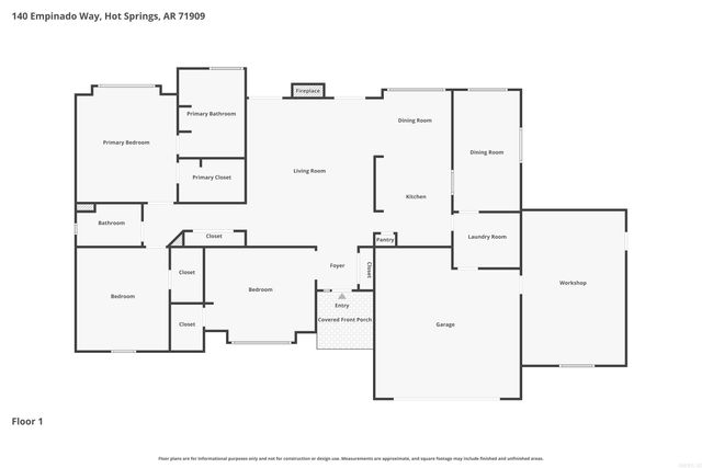 140 Empinado Way, Hot Springs Village, AR 71909