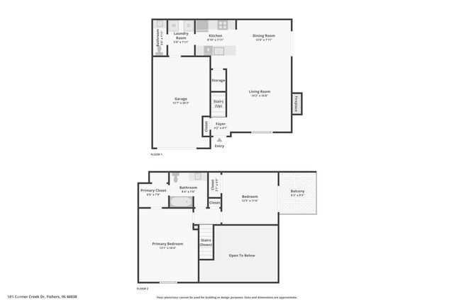 581 Conner Creek Drive, Fishers, IN 46038
