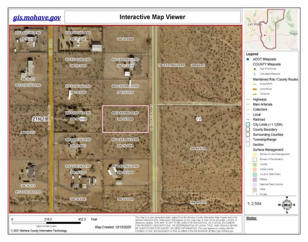 885 S Estrella Road, Golden Valley, AZ 86413
