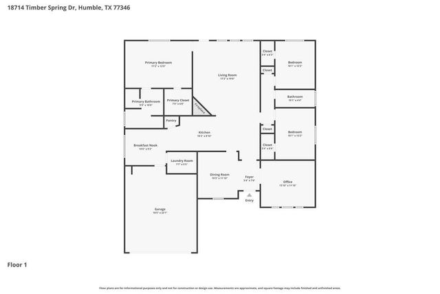 18714 Timber Spring Drive, Humble, TX 77346