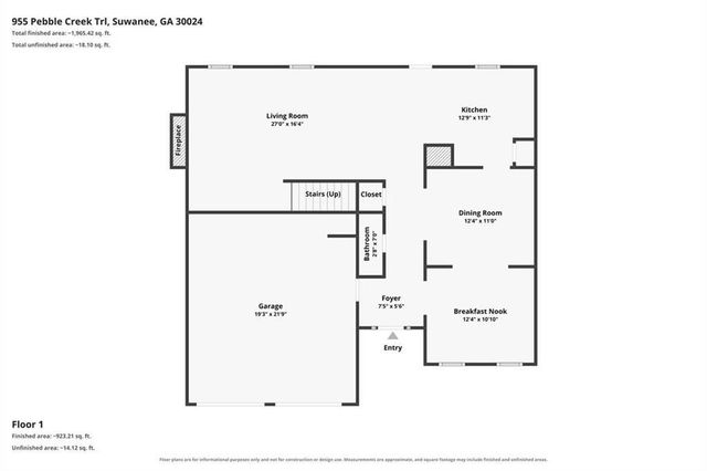 955 Pebble Creek Trail, Suwanee, GA 30024