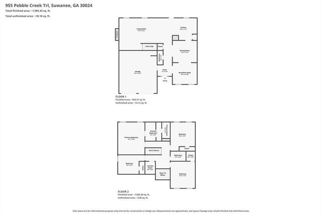 955 Pebble Creek Trail, Suwanee, GA 30024