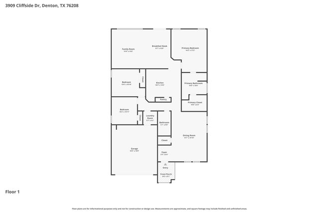 3909 Cliffside Drive, Denton, TX 76208