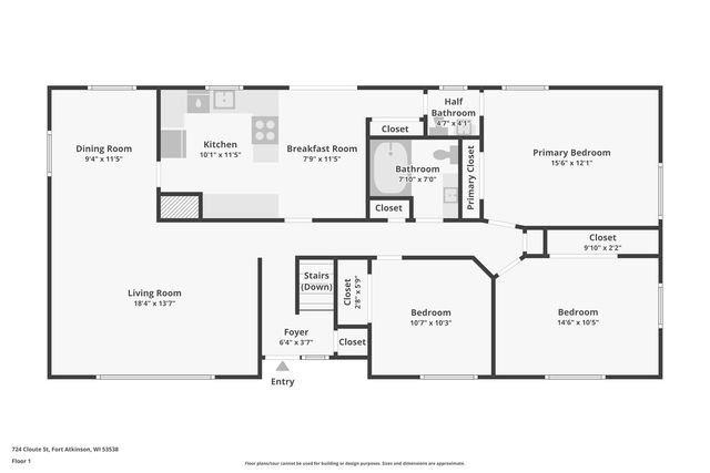724 Cloute STREET, Fort Atkinson, WI 53538