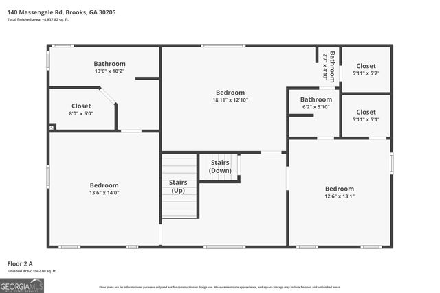 140 Massengale Road, Brooks, GA 30205