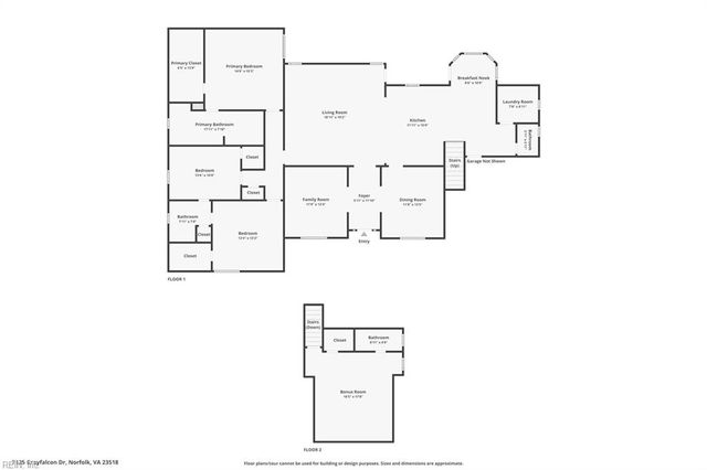 7125 Grayfalcon DR, Norfolk, VA 23518