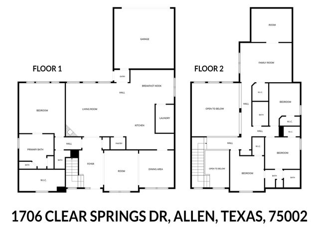 1706 Clear Springs Drive, Allen, TX 75002