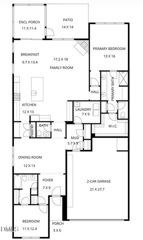 2535 Kylewynd Place, New Hill, NC 27562