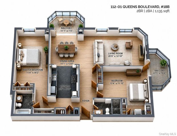 11201 Queens Boulevard 18B, Forest Hills, NY 11375