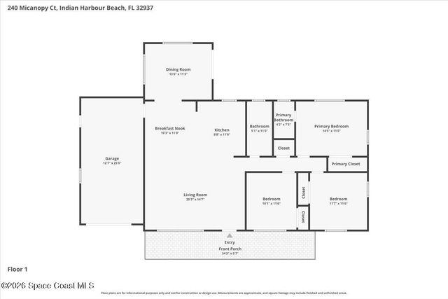 240 Micanopy Court, Indian Harbour Beach, FL 32937