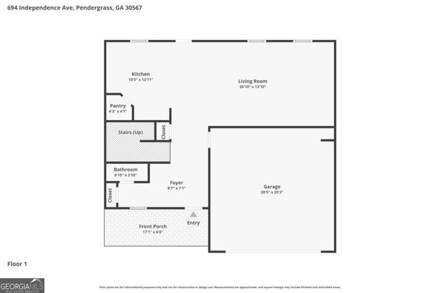 694 Independence Avenue, Pendergrass, GA 30567