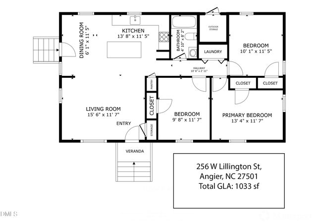 256 W Lillington Street, Angier, NC 27501