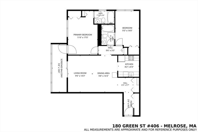 180 Green St 406, Melrose, MA 02176