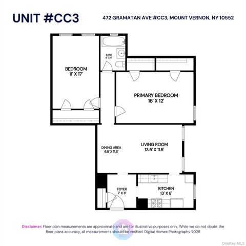 472 Gramatan Avenue CC3 CC3, Bldg 6, Mount Vernon, NY 10552
