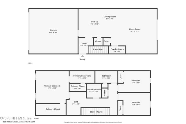 8629 RIBBON FALLS Lane, Jacksonville, FL 32244