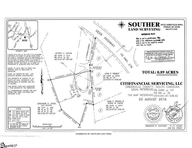 3407 Geer Highway, Marietta, SC 29661