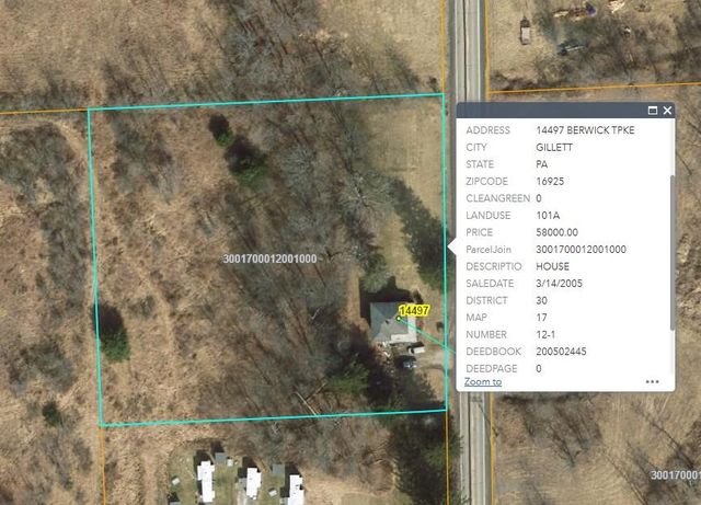 14497 Berwick, Ridgebury Twp, PA 16925