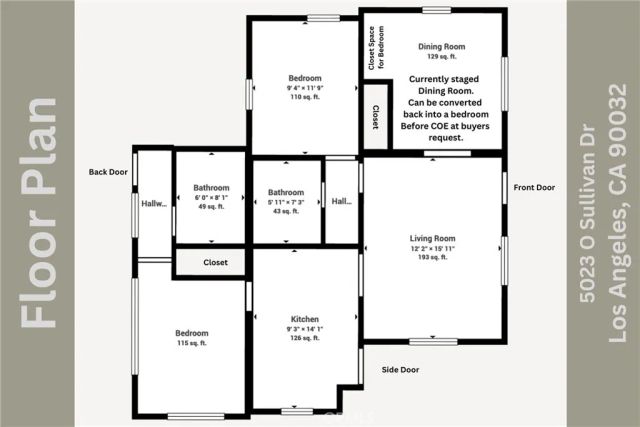 5013 O Sullivan, Los Angeles, CA 90032