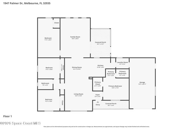 1947 Palmer Drive, Melbourne, FL 32935