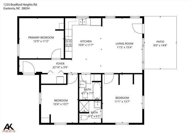 1235 Bradford Heights Road, Gastonia, NC 28054