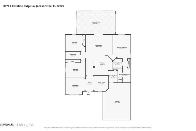 3374 CAROLINE RIDGE Lane E, Jacksonville, FL 32225