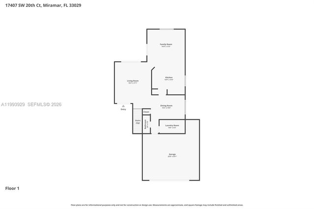 17407 SW 20th Ct, Miramar, FL 33029