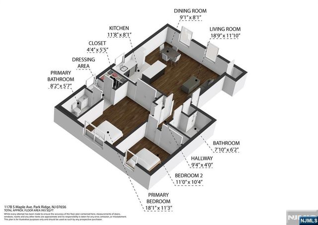 117 S Maple Avenue B, Park Ridge, NJ 07656