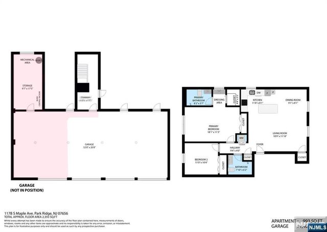 117 S Maple Avenue B, Park Ridge, NJ 07656