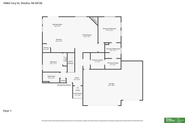 16862 Cary Street, Omaha, NE 68136