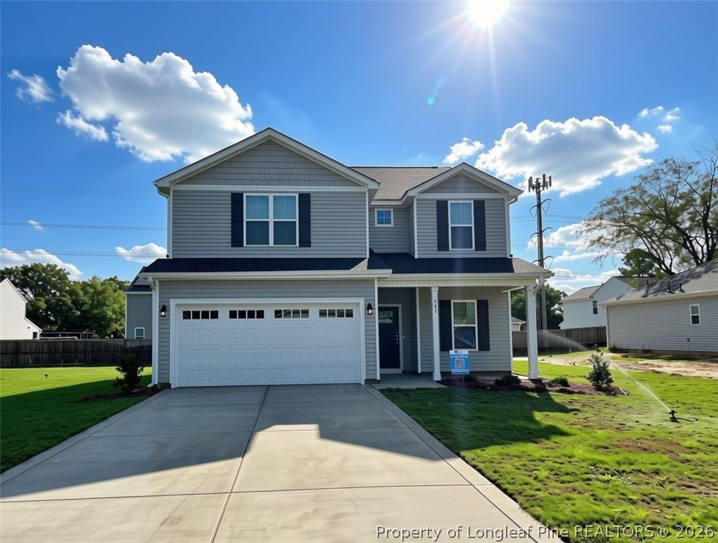 541 Open Range (Lot 54) Road, Spring Lake, NC 28390 — exterior